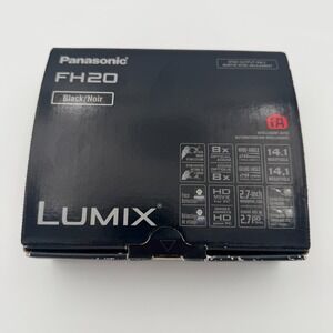 Panasonic Lumix DMC-FH20 14.1MP Digital Camera 8x Optical Zoom w/ Charger Box
